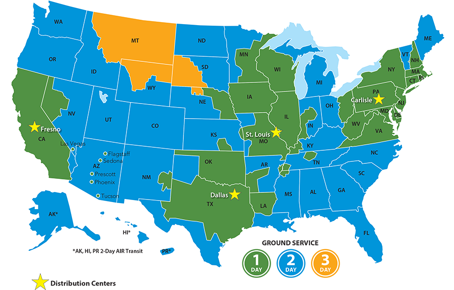 Distribution Network Maps